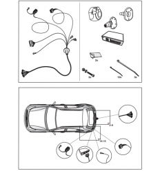 Штатная электрика к фаркопу на Infiniti FX/QX 21680501