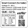 Универсальная электрика с блоком Smart Connect Koffer SMK-02SL