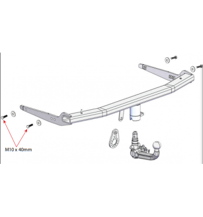 Фаркоп на Skoda Karoq 344124600001