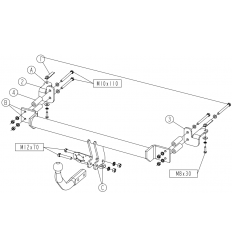 Фаркоп на Opel Zafira 026-911