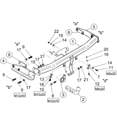 Фаркоп на Ford Maverick 028-631