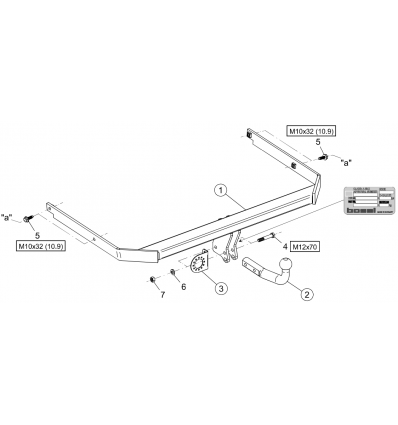 Фаркоп на Ford Focus 034-211