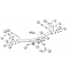 Фаркоп на Ford Focus 034-091