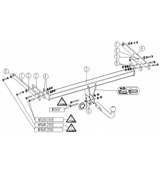 Фаркоп на Ford Kuga 036-261