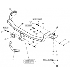 Фаркоп на Kia Carens 044-581