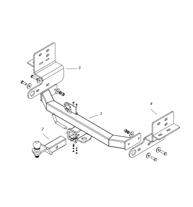 Фаркоп на Isuzu MU-X FA 0330-E(N)