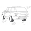 Штатная электрика к фаркопу на Land Rover Range Rover LR006BH