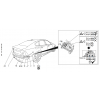 Штатная электрика к фаркопу на Volvo S90 320165300107