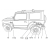 Штатная электрика к фаркопу на Suzuki Jimny 341052300113