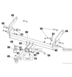 Фаркоп на Toyota RAV4 4550.32