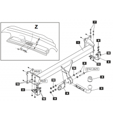 Фаркоп на Audi Q8 4513.12