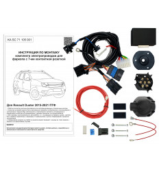 Штатная электрика к фаркопу на Renault Duster KA SC 71 105 001