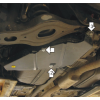 Защита топливного фильтра Peugeot 4007 01615