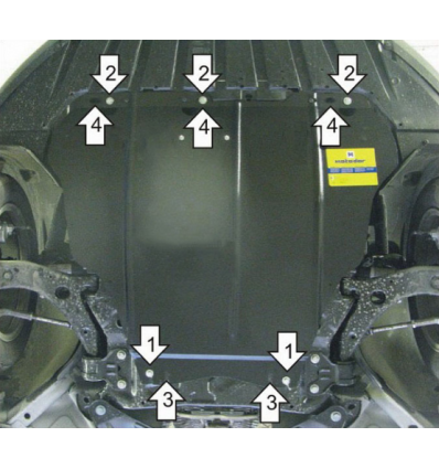 Защита картера и КПП Ford Focus 50747