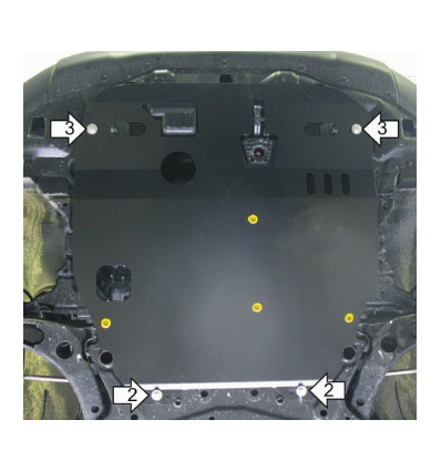 Защита картера и КПП Citroen C4 Aircross 51337