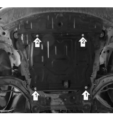 Защита картера и КПП Nissan Qashqai 51401