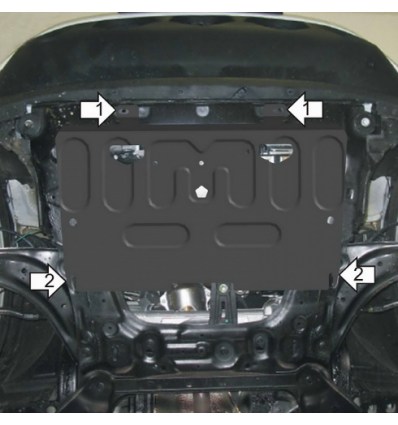 Защита картера и КПП Nissan Juke 51409