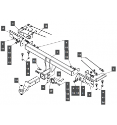 Фаркоп на Geely Atlas Pro 289197