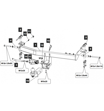 Фаркоп на Suzuki Jimny 239440