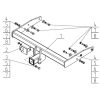 Фаркоп на Volkswagen Caravelle/Multivan/Transporter VW36B