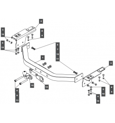 Фаркоп на Toyota Land Cruiser Prado 150 249475