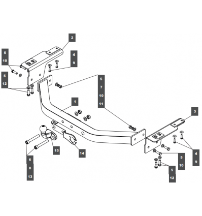 Фаркоп на Toyota Land Cruiser Prado 150 249475