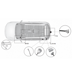 Штатная электрика к фаркопу на Kia Ceed/Proceed/XCeed 12100579