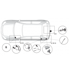 Штатная электрика к фаркопу на Renault Duster 21620520