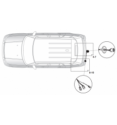 Штатная электрика к фаркопу на Land Rover Range Rover Sport 21190512