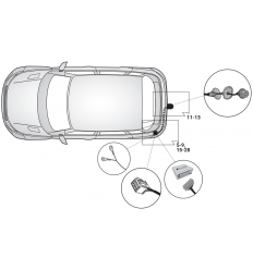 Штатная электрика к фаркопу на Jaguar E-Pace 21500682