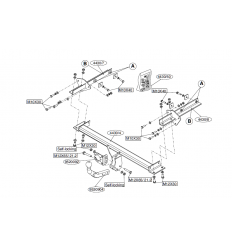 Фаркоп на Mercedes A 443000