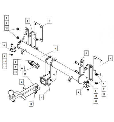 Фаркоп на BMW X5 03907732