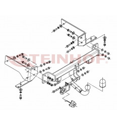 Фаркоп на Chevrolet Captiva C-255