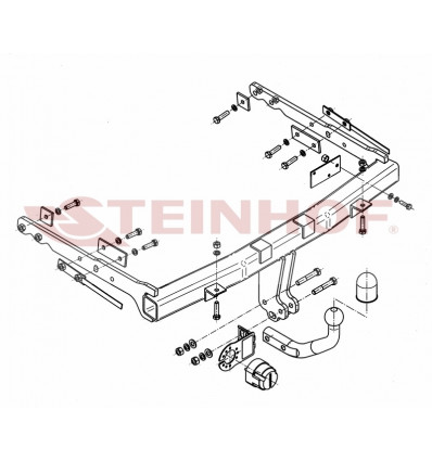 Фаркоп на Ford S-MAX F-245