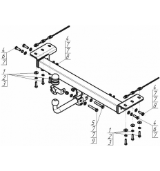 Фаркоп на Chery Tiggo 4 99010-A