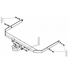 Фаркоп на Ford Focus F101A