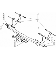 Фаркоп на Renault Sandero R103A