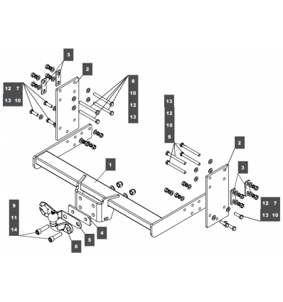 Фаркоп на Mercedes-Benz Sprinter 139310