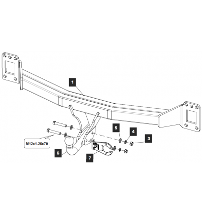 Фаркоп на Audi Q7 269070