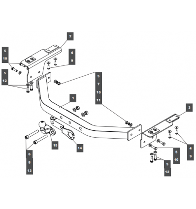 Фаркоп на Toyota Land Cruiser Prado 249476