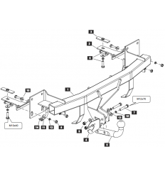 Фаркоп на Mazda CX-5 2905.12