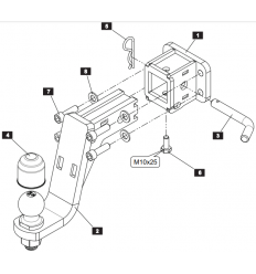 Фаркоп на Haval H9 4552.32