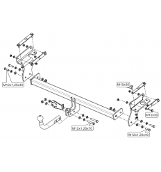 Фаркоп на Nissan Qashqai 3239.12