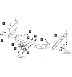 Фаркоп на Jeep Cherokee 04243708